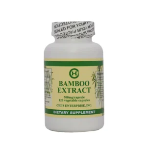 A bottle of bamboo extract