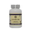 A bottle of liver chi is shown.
