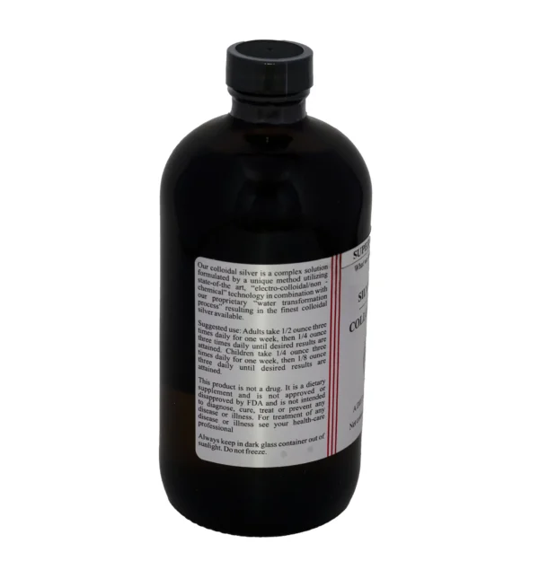 A bottle of liquid with a label on it.