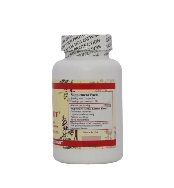 A bottle of supplement containing vitamin e.